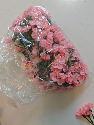 small filler fake flowers bundle wholesale