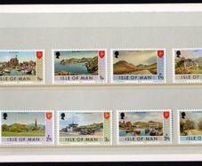 1973 Isle of Man Independent Postal Administration First Definitive Series Low Values Stamp Presentation Pack