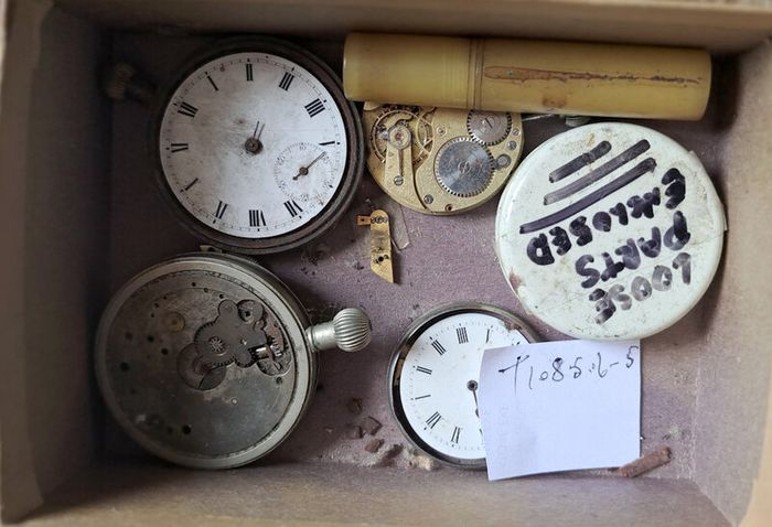 Lot of Antique Pocket Watches & Parts for repair incl. Audemars Piquet & Co.