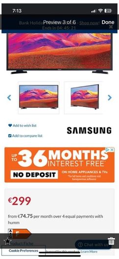 Samsung 32 inch