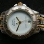 Anne Klein II Ladies Two -Tone Quartz Watch - 165 ft Water Resistant - Silver Dial - Roman Numerals - Date Window Image 3