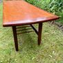 Mid-Century Modern Danish-Style Teak Coffee Table with Magazine Rack Image 9