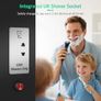 Bathroom Mirror Cabinets  and Shaver Socket 50x70cm Anti Fog, Dimmer, Touch Switch, Glass Shelves, IP44 Image 3
