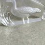Wedgwood Full Crystal Glass Canadian Goose Paperweight Slab Image 3