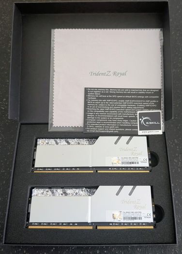 G.Skill Trident Z Royal 32GB 2x 16GB DDR4 3600MHz Memory Module