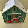 M&S Santas Workshop Musical Light-up Tin (empty) Image 3
