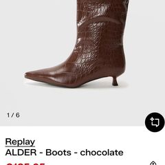 Replay Alder kitten heel boots size 41