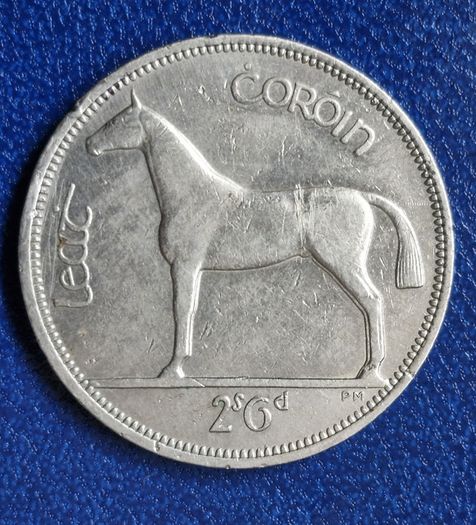 Ireland 1961 Mule Half Crown coin