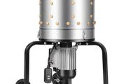 Chicken Plucker Machine, 400mm Drum, 500W &amp; 230RPM Electric Chicken Plucking Machine with 114 Soft Fingers &amp; Transport Wheels, Stainless Steel Feather Remover for Processing 1-2 Chicks Once
