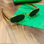 Bottega Veneta Eyewear Oval Frame Sunglasses Image 10
