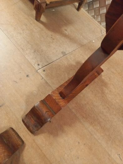 Antique 19th Century oak Monastery Table chunky well made solid with amazing patina comes with two large oak benches
