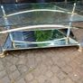Elegant Swan Detailing Coffee Table Image 3