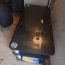 Black glass tv stand Image 4