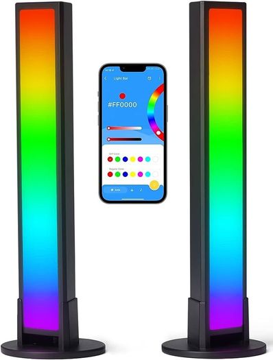 FREE EXPRESS SHIPPING  Smart LED Light Bar,RGB Lamp with Multiple Lighting Effects and Music Modes Mood Light,PC,TV Backlights,Movies,Room Decoration,Desk,Gaming Accessories Stuff