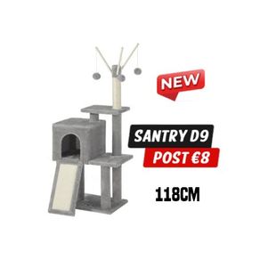 118cm Cat Tree, Cat Tower with Scratching Posts - Grey