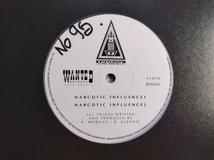Empirion - Narcotic Influence - Wanted Records - CLASSIC Techno BELTER!! ORIGINAL Pressing! Drogs taking their lives away...