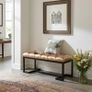 Upholstered benches on wooden frames 100x30cm Image 10