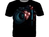 T-shirt XLarge 3D Camera Black Sony a7 Print