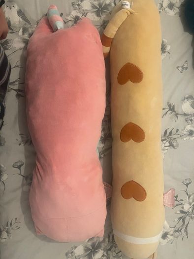 2 Long Cat Plushies