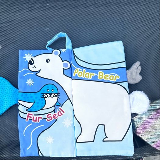 jollybaby soft book Brand New Glacier Tail