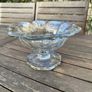 Clear Glass Pedestal Fruit Bowl Image 9