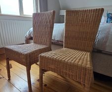 2 Rattan Wicker Chairs from Ikea. Need to go ASAP
