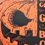 Halloween tin sign - black / orange - new Image 3