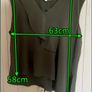GERARD Ladies Asymmetrical Khaki Frill Vest/Top. BNwOT. Image 5