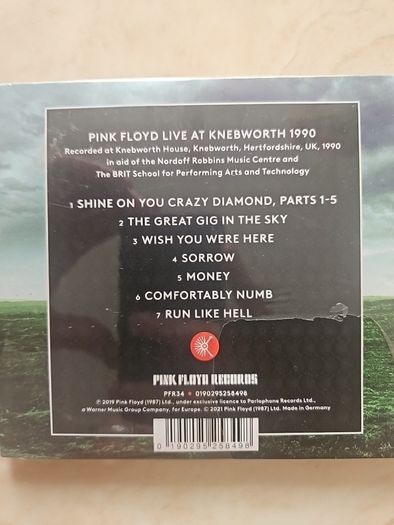 Pink Floyd CD  - Live At Knebworth  (NEW)
