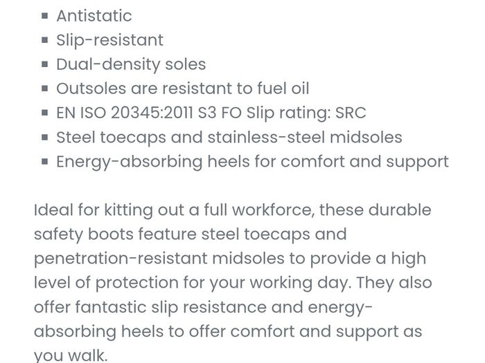 BN Arco Safety Boots