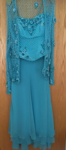JOHN CHARLES LONDON Four Piece Separates Outfit.       Crochet, Occasion Wear, Events, Mother of Bride Groom