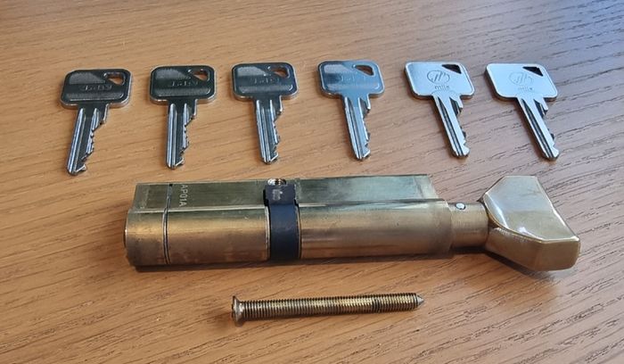 Door Lock Cylinder Brass