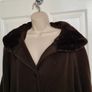 Beautiful Wool Long Brown Coat from Classic size 20 Image 4