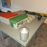Handmade Wooden Model Farm Table Image 2