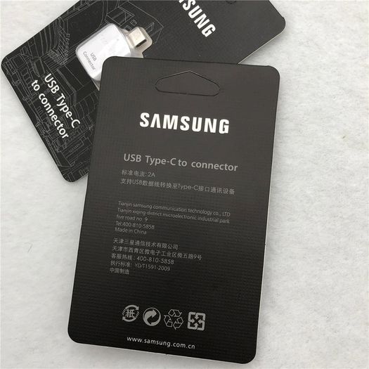 Genuine Samsung OTG USB-C (Male) to USB-A (Female) QC 3.0-2.0 Charger & Sync Convertor Adapter (Brand New/Warranty)