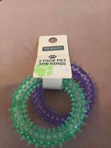 2 x dog teething /chew toys
