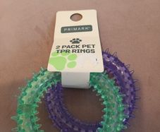 2 x dog teething /chew toys