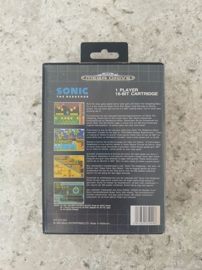 Sonic The Hedgehog- Sega Megadrive