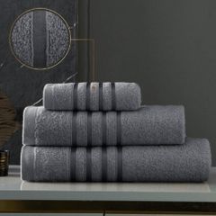 100% Egyptian Cotton Bath Sheet Dark Grey