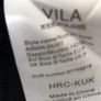 Vila High Waisted black skirt size small New Image 8