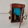 Vintage Miniature Copper Starboard Ship Lantern Image 8