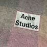 Acne Studios Pink Patterned Striped Scarf dupe Image 8