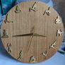 Yoga positions wall clock Image 2