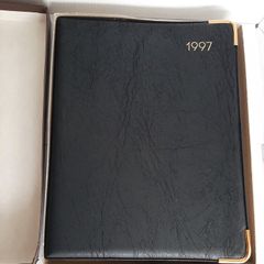 leather desk dairy large1997 USA