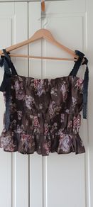 HM Brock collection cropped summer top new with tag sz L/14