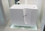 RUBIN WALK IN BATH with integral seat, door & low level entry