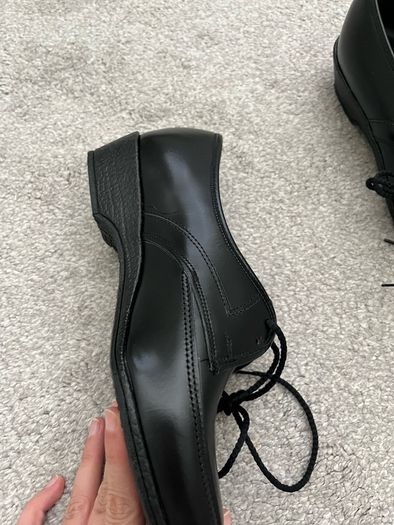 McKenna 93 Women's Black Lace-Up Uniform Duty Shoes Size UK 5.5 Narrow Fit