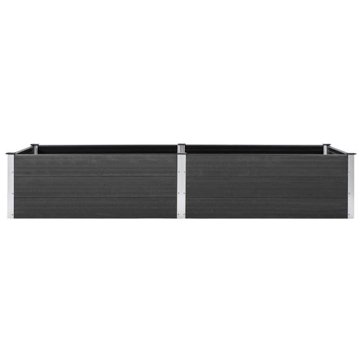 Garden Raised Bed 300x100x54 cm WPC Grey