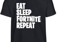 main image for ad Eat Sleep Fortnite Repeat Youth TShirt - Fortnite Shirt - Fortnite T Shirt - Fortnite Clothing - Fortnite Birthday Party