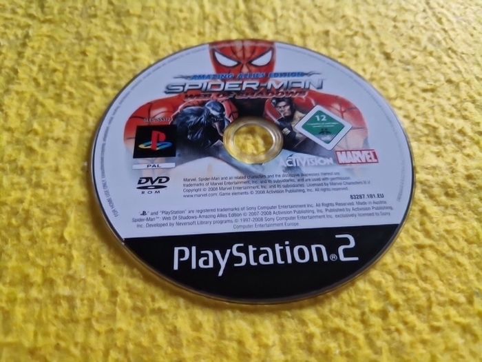 Spider Man Web of Shadows  PlayStation2 Ps2 games Original